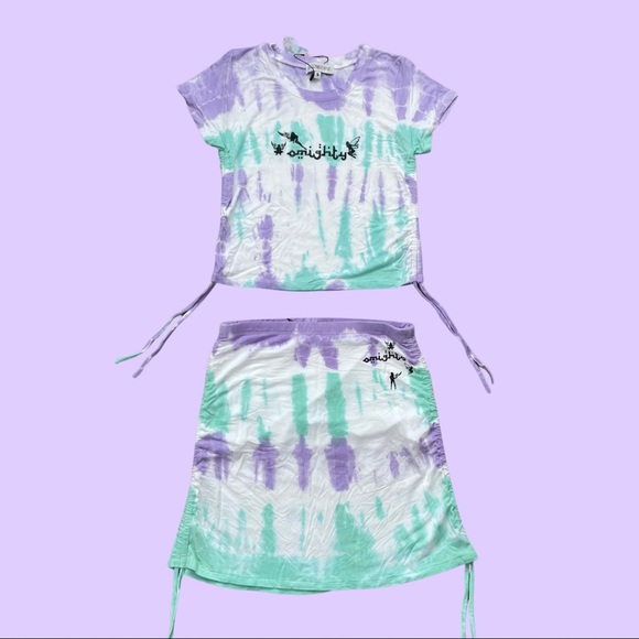 O-MIGHTY Fairyland Tie-Dye Drawstring Skirt Set - Picture 2 of 6